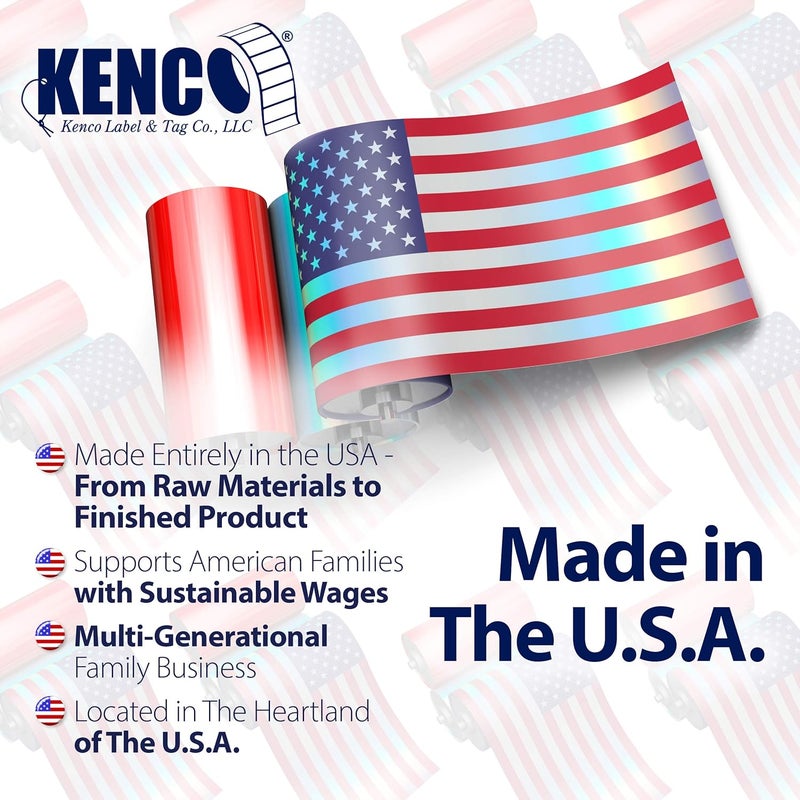 KENCO Labels by to Fit Monarch 1110 Price Gun – Made in The USA -Ink Rollers Included, Choose Your Color and Quantity (Bakery, 6 Sleeves 102,000 Labels) - Image 5